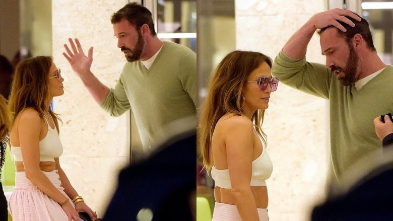Jennifer Lopez dhe Ben Affleck shihen duke debatuar, gjatë blerjeve për bizhuteri të shtrenjta në St Barts