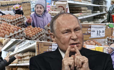 Mirë se vini në Rusinë e Putinit 2023 – njerëzit presin në radhë në të ftohtë për të gjetur vezë të lira, skena si nga “apokalipsi”