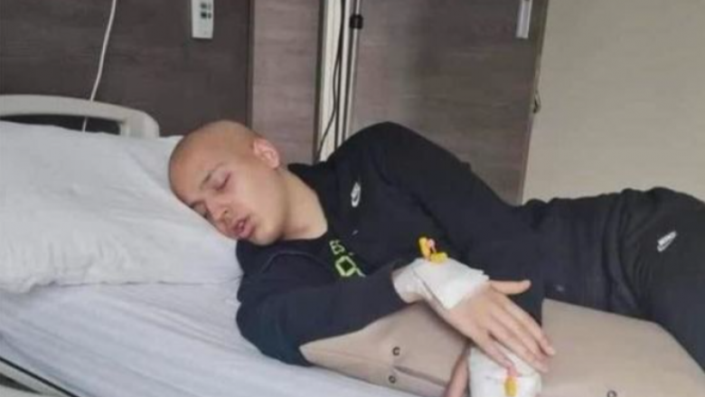 Pas shërimit nga leukemia, 18-vjeçarit Robert Gashi i shfaqet një infeksion i rëndë – familja kërkon mbështetje financiare për trajtim urgjent