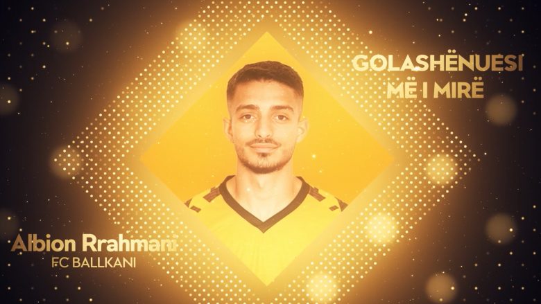 Albion Rrahmanin është golashënuesi më i mirë i vitit në Kosovë