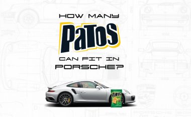 Qëllo sa pako çipsa PATOS gjenden brenda veturës Porsche dhe fito shpërblim