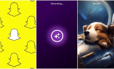 Snapchat lanson për përdoruesit e saj mjetin për gjenerimin e imazheve
