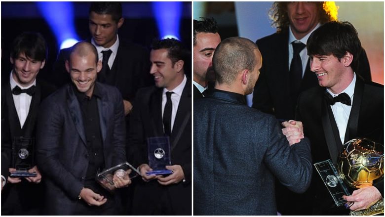 “Ishte e padrejtë”, Sneijder pretendon se e meritoi Topin e Artë në vitin 2010