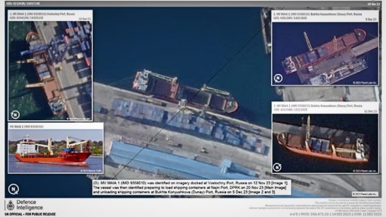 Britania e Madhe u dërgon ekspertëve të OKB-së, imazhet satelitore të dërgesave të Koresë së Veriut në Rusi
