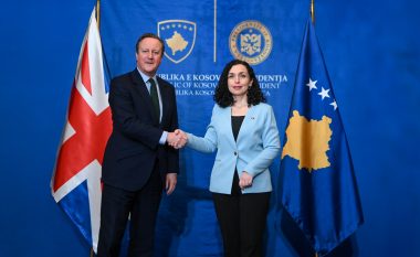 Osmani në takim me Cameronin: Anëtarësimi i Kosovës në NATO, hap i domosdoshëm për paqen dhe stabilitetin në rajon