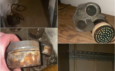 Vajza nga SHBA zbuloi bunkerin në bodrumin e shtëpisë së gjyshes, hasi në një derë të “fshehtë” – brenda gjeti maska gazi