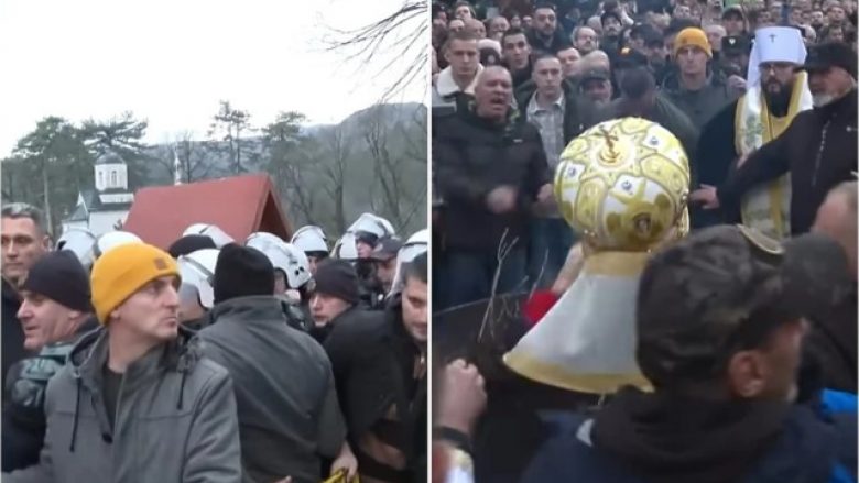 Policia në Cetinje parandalon konfliktin mes besimtarëve të kishës ortodokse malazeze