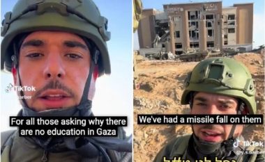 Ushtari izraelit: Po pyesni pse nuk ka shkolla në Gazë, i kemi bombarduar