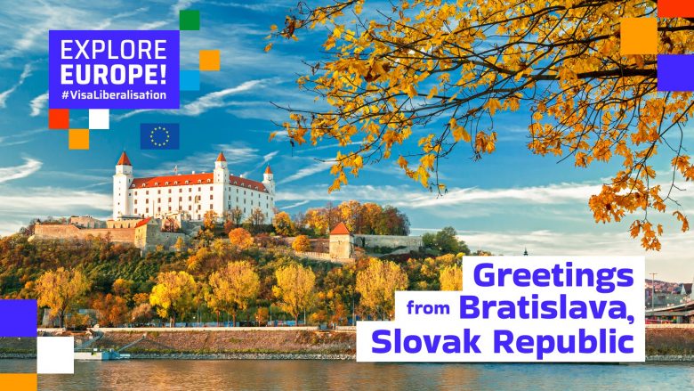 “Përshëndetje nga Bratislava”, shteti që nuk e njeh Kosovën fton qytetarët që ta vizitojnë