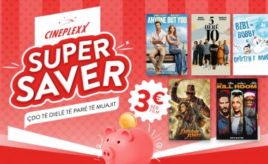 Këtë të diele mos harroni Cineplexx sjell ofertën Super Saver!