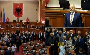 Tensione në Kuvendin e Shqipërisë, opozita nuk e lejon presidentin Bajram Begaj të marrë fjalën