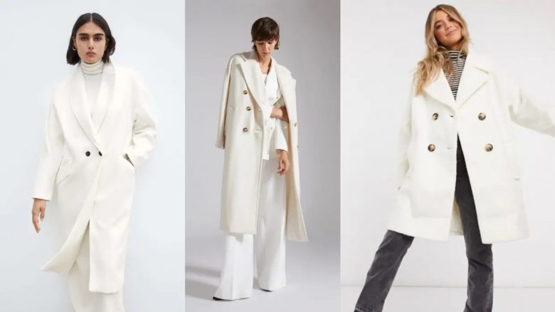 Palltot e bardha: Elegancë për çdo ditë në gjashtë kombinime shumë të bukura