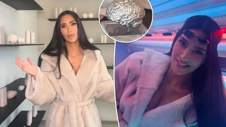 Zyra e Kim Kardashian ka një model 3-D të trurit të saj, këndin për rrezitje dhe veçori të tjera të çuditshme