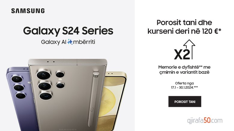 E ardhmja është këtu – seria Samsung Galaxy S24 – Tani në Gjirafa50!
