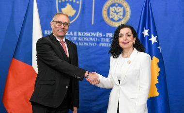 Osmani në takimin me ministrin e Çekisë: Kosova meriton të marrë statusin e vendit kandidat në BE