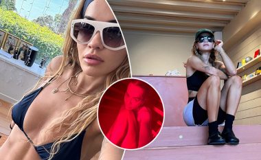 Rita Ora publikon një ‘selfie’ nudo nga sauna, gjersa nuk mungojnë edhe imazhet tjera me bikini nga pushimet