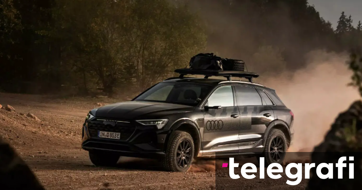 Audi prezanton modelin e ri të përshtatshëm për terrene të vështira, Audi Q8 e-tron Dakar