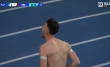 Amir Rrahmani ‘hero’ i Napolit, shënon në frymën e fundit për t’i dhënë fitoren ndaj Salernitanas