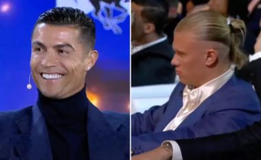 Reagimi i Haalandit pasi Ronaldo e quajti veten golashënuesi më i mirë është bërë viral në internet