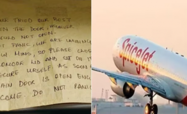 Pasagjeri mbeti në tualetin e aeroplanit – ekuipazhi i shkroi një letër gjersa ishte i bllokuar