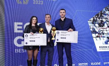 Egzon Gjuka e Albina Rugova më të mirët e vitit 2023 në hendbollin kosovar