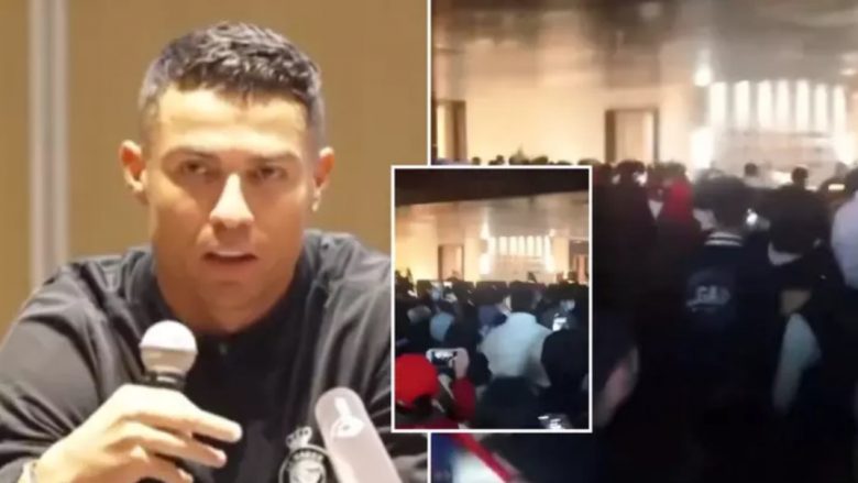 Ronaldo përgjigjet teksa tifozët kinezë sulmojnë hotelin pas shtyrjes së miqësores së Al-Nassr
