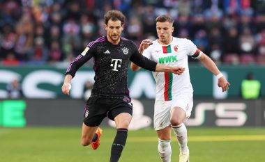 Bayern Munich fiton për ‘fije të perit’ në udhëtim ndaj Augsburgut, i bën presion liderit Leverkusen