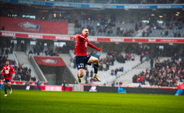 Shënoi gol në fitoren e Lille, Zhegrova pjesë e formacionit të javës në Ligue 1