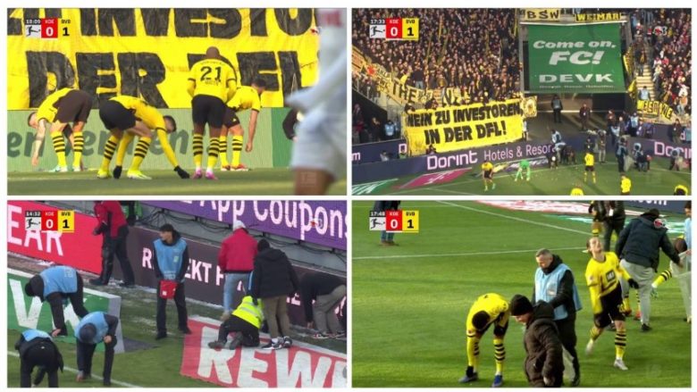 Tifozët e Koln dhe Borussia Dortmund bëhen bashkë, protestojnë për investimet e huaja në futbollin gjerman