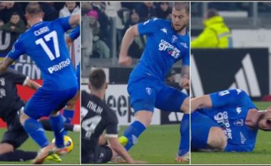 Milik ‘tradhton’ Juventusin, merr karton të kuq pas 18 minutash lojë dhe thyen një rekord të zi të klubi