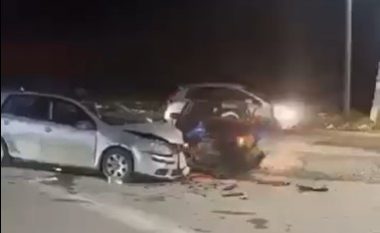 Dy të lënduar në një aksident në Lluzhan të Podujevës
