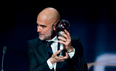 Pep Guardiola fiton çmimin “Trajneri më i mirë” nga FIFA