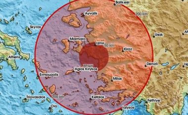 Tërmet në Izmir të Turqisë