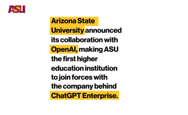 Arizona State University është universiteti i parë që lidhë partneritet me ChatGPT – partneri strategjik i UNI – Universum International College