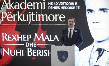 Përkujtohet Rexhep Malaj dhe Nuhi Berisha, Kurti: Serbia përdori inkuizicion politik mbi aktivistët shqiptarë