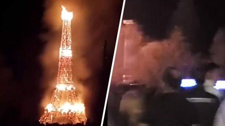 Pamjet e Kullës Eifel në flakë po përhapen në internet – por nuk është e vërtetë ajo që po shihni