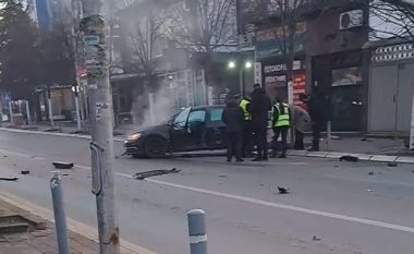 Prishtinë, aksident trafiku në afërsi të objektit të komunës