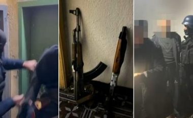 Qëlloi me armë nga ballkoni banesës, dalin pamjet e arrestimit të 83-vjeçarit në Shkodër