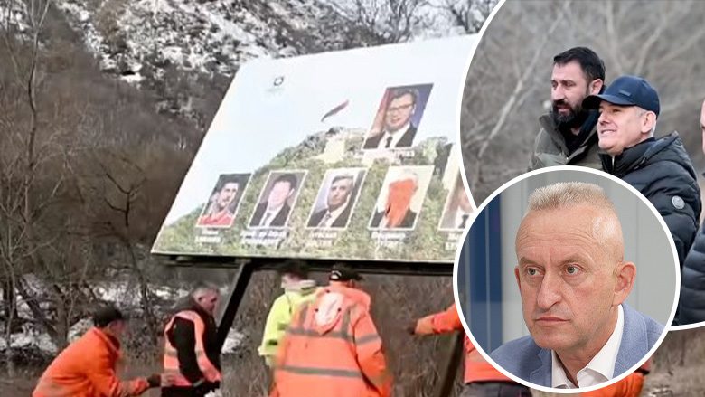 Largimi i billbordeve me figurën e Vuçiqit e Putinit, deklarata e ministrit Sveçla dhe e ish-drejtorit të Policisë, Qalaj