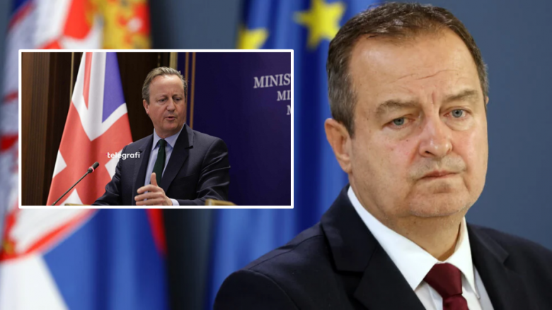 Deklarata e Cameron për vazhdimin e përkrahjes britanike për Kosovën e nervozon Daçiqin