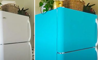 Si ta transformoni plotësisht frigoriferin e vjetër: Truk me tapetat të cilat secili mund ta bëjë!