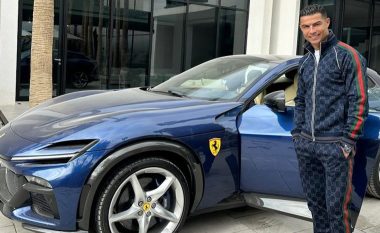 I veshur me tuta sportive në vlerë 2000 euro, Cristiano Ronaldo tregon se ka shtuar një "Ferrari" luksoz në koleksionin e tij të veturave