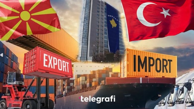Në Maqedoni të Veriut eksportojmë më së shumti, nga Turqia importojmë – partnerët kryesorë tregtarë të Kosovës në 2023