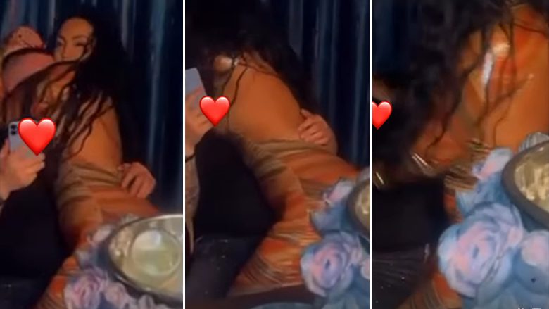 Fjolla Morina publikon video duke u puthur me të dashurin e ri, duket më se e lumtur në krahët e mashkullit misterioz