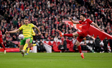 Liverpooli kalon në 1/8 e finales së FA Cup me fitoren dominues ndaj Norwichit