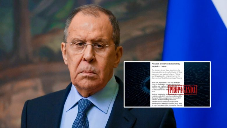 Lavrov me propagandë speciale, përmend Kosovën dhe faktorin shqiptar në Ballkan