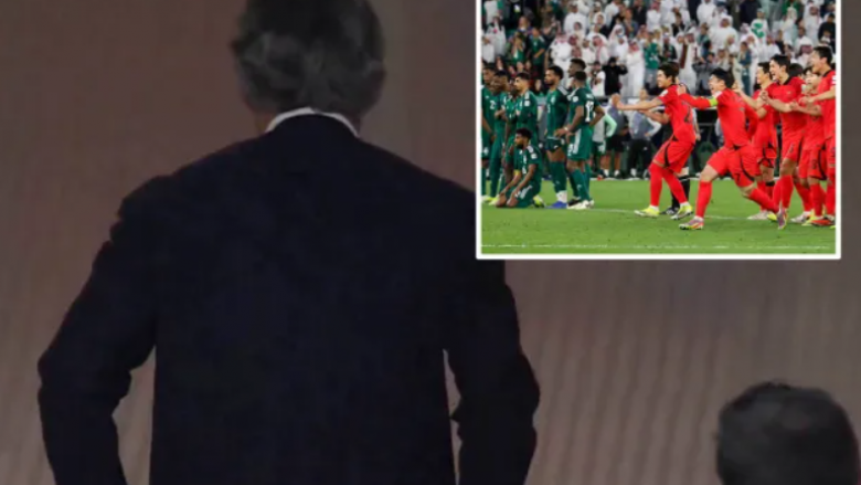 Një moment i rrallë në histori të futbollit: Po ekzekutoheshin penalltitë, Mancini shkoi drejt tunelit para se Arabia Saudite të eliminohej