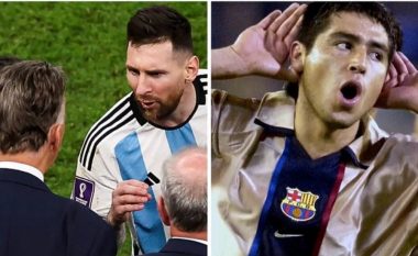 Më në fund zbulohet pse Messi tallte Van Gaalin, pas gjithçkaje qëndron një ngjarje e njëzet viteve më parë