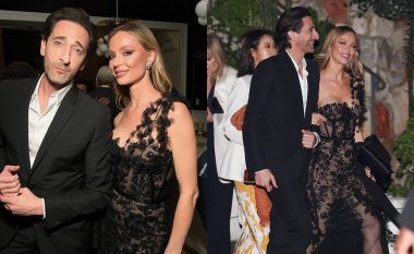 Georgina Chapman dhe Adrien Brody shkëlqejnë me elegancë, derisa shkonin për në “Emmys”