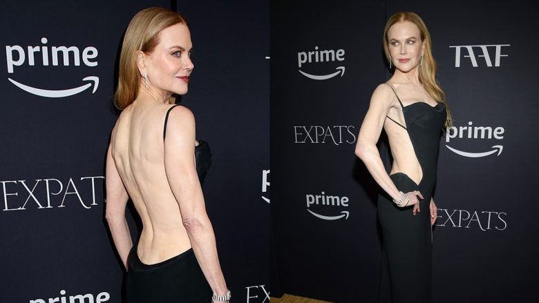 Nicole Kidman vishet me një fustan shumë zbulues, teksa merr pjesë në premierën e “Expats” në New York